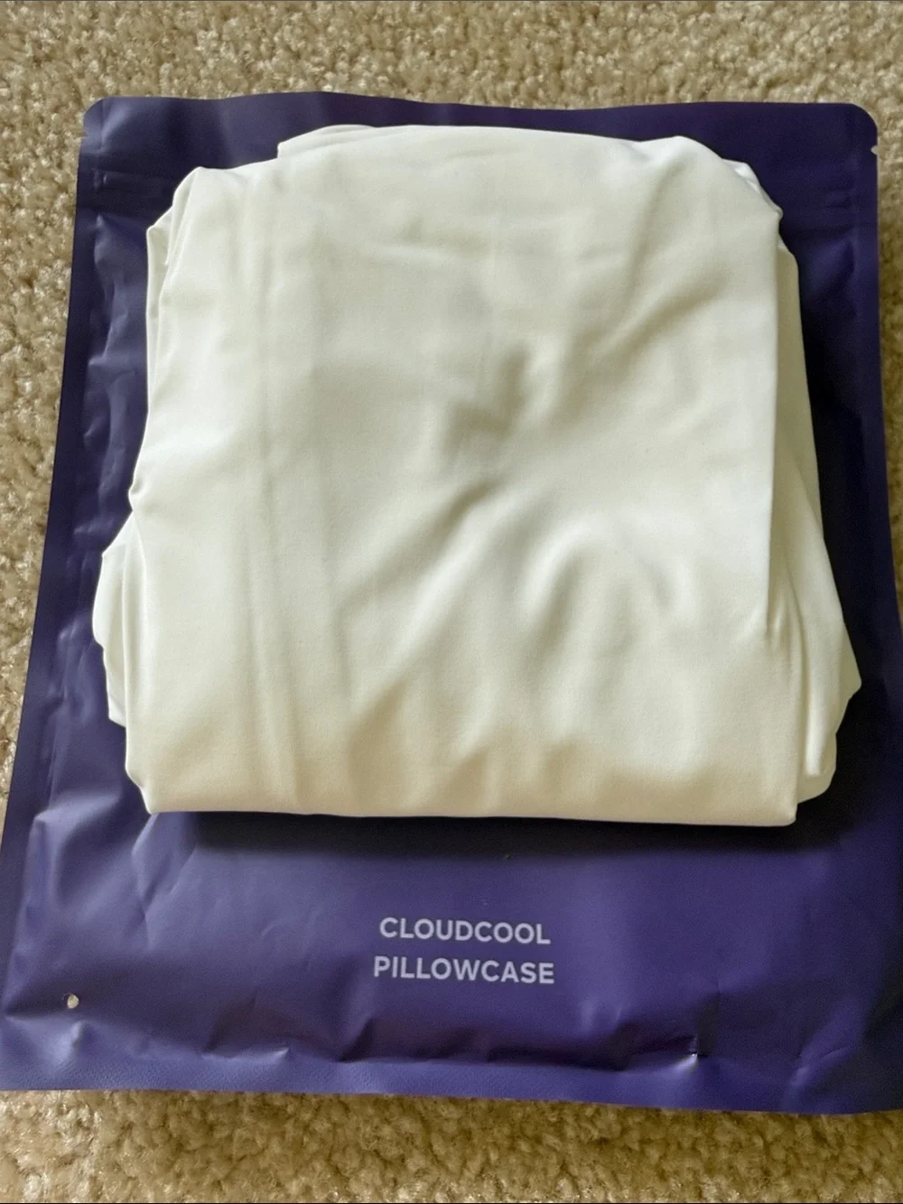 Mellow CloudCool White Pillowcase - Cooling Sleep Pillowcase